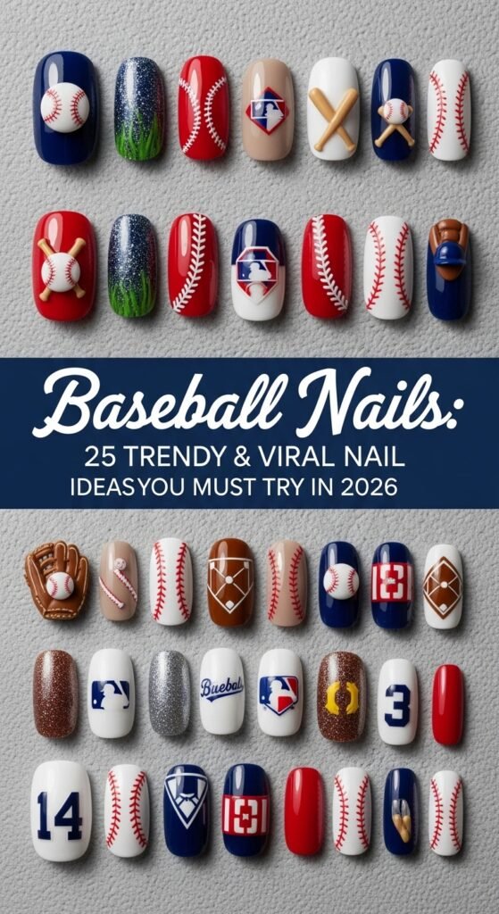 Baseball Nails: 25 Trendy & Viral Nail Ideas You Must Try in 2026