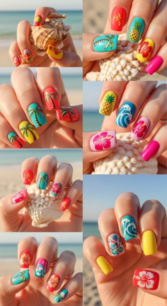Vacation Nails: 25 Stunning Ideas to Elevate Your Travel Look