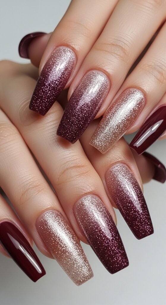 17. Coffin Shape Acrylic Nails