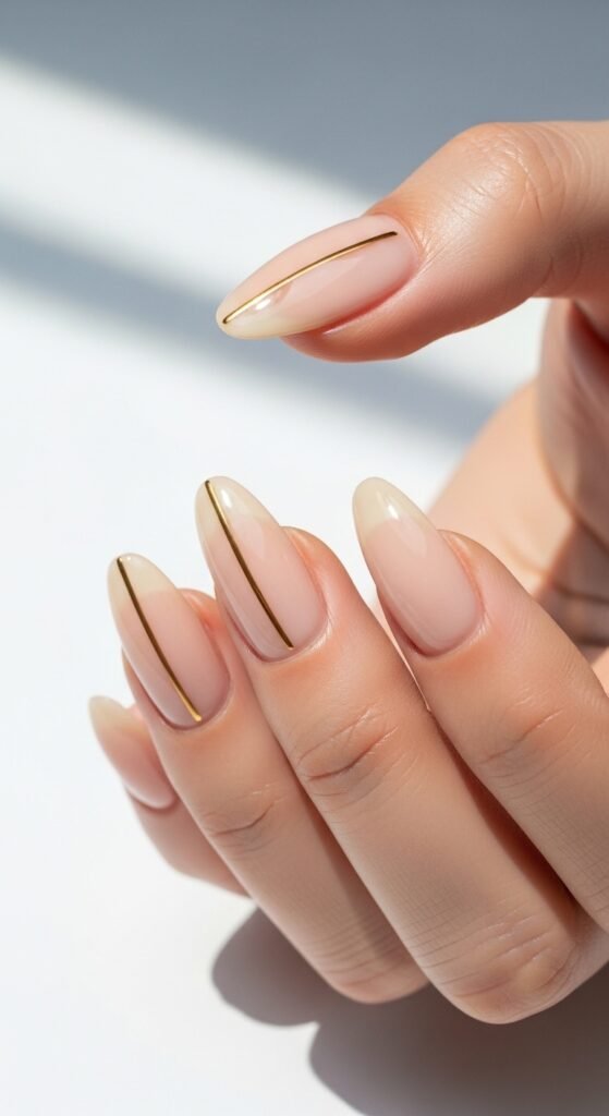 4. Minimalist Nude Vacation Nails