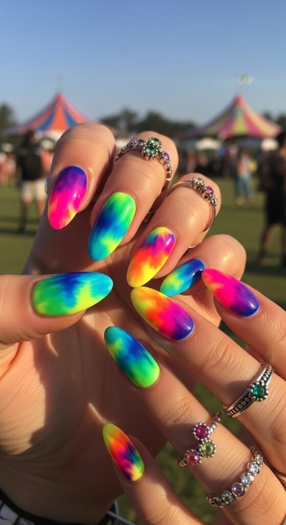 12. Coral Reef Nails