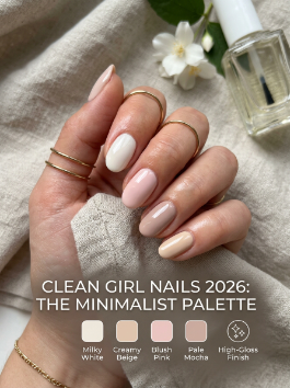 Best Nude Shades for Clean Girl Nails 2026