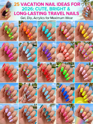 Best Vacation Nails 2026: 25 Trendy Ideas for a Perfect Travel Look