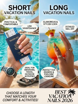 Short vs Long Vacation Nails Which Is Better?