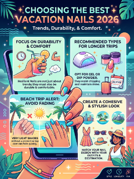Pro Tips for Choosing the Best Vacation Nails 2026