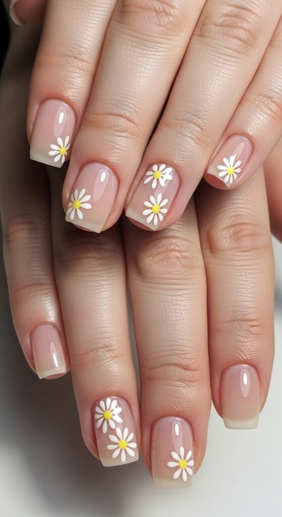 7. Daisy Chain Nails